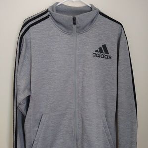 Adidas Climawarm Gray With Black Strip Sweater Men